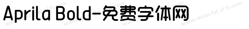 Aprila Bold字体转换